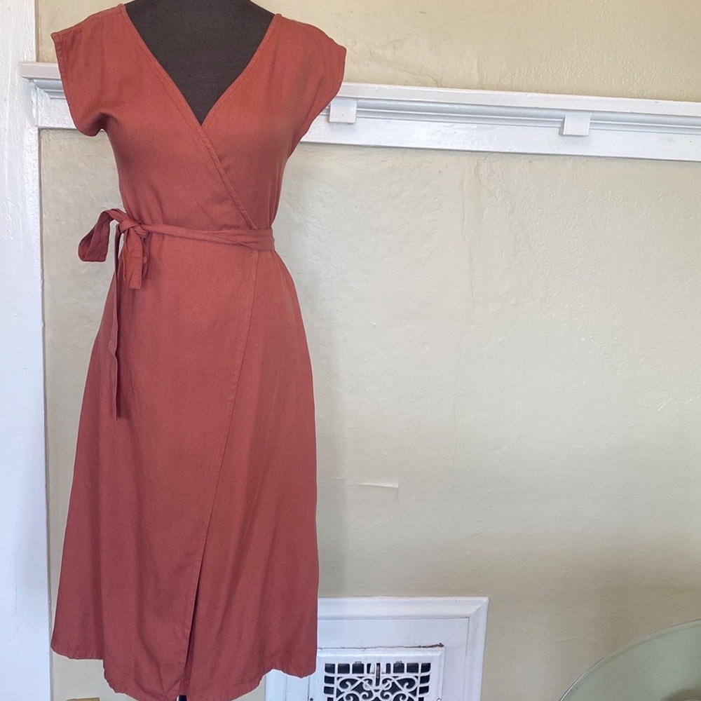Soluna Collective Wrap Midi Dress
